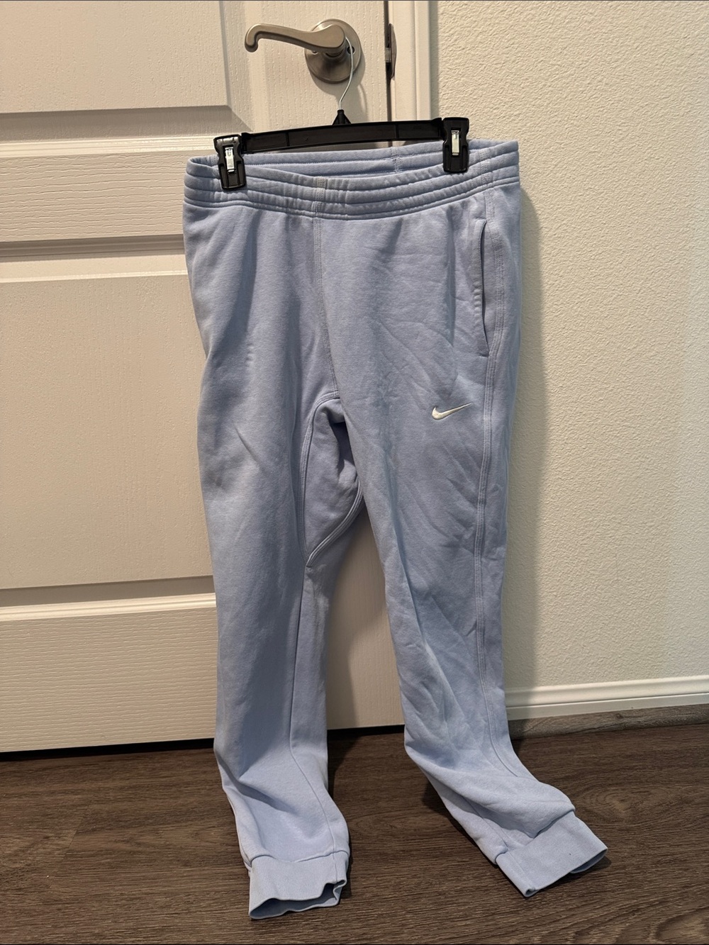 Nike Mens  Pale Blue Fleece Joggers